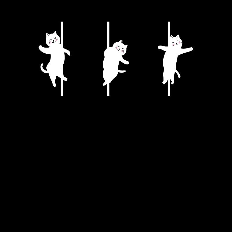 Pole dance cat t-shirt gift