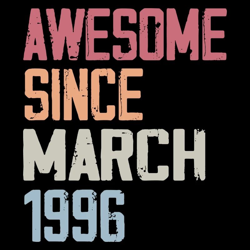 1996 Mars Naissance Anniversaire Mars 1996 Cadeau