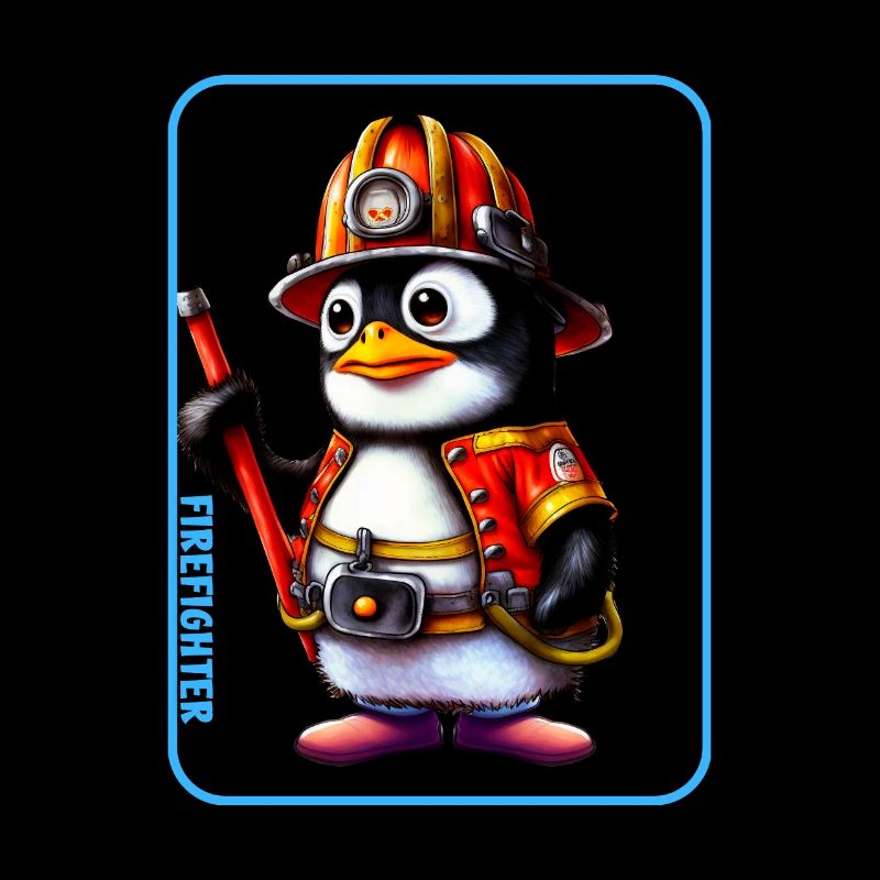 Firefighter, penguin lover