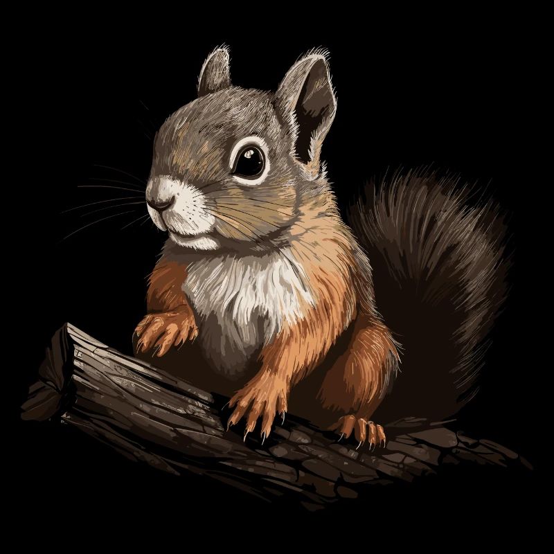 Eichhörnchen Wald Baumhörnchen Hörnchen