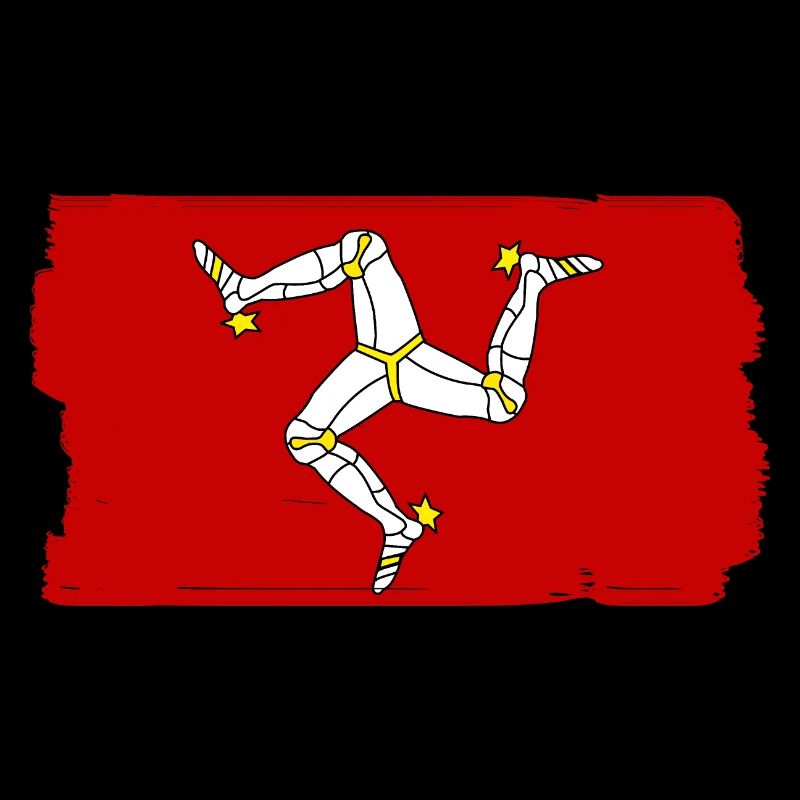 Drapeau de l’île de Man Triskele Drapeau de l’île de Man