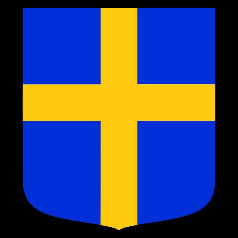 Drapeau bouclier Suède