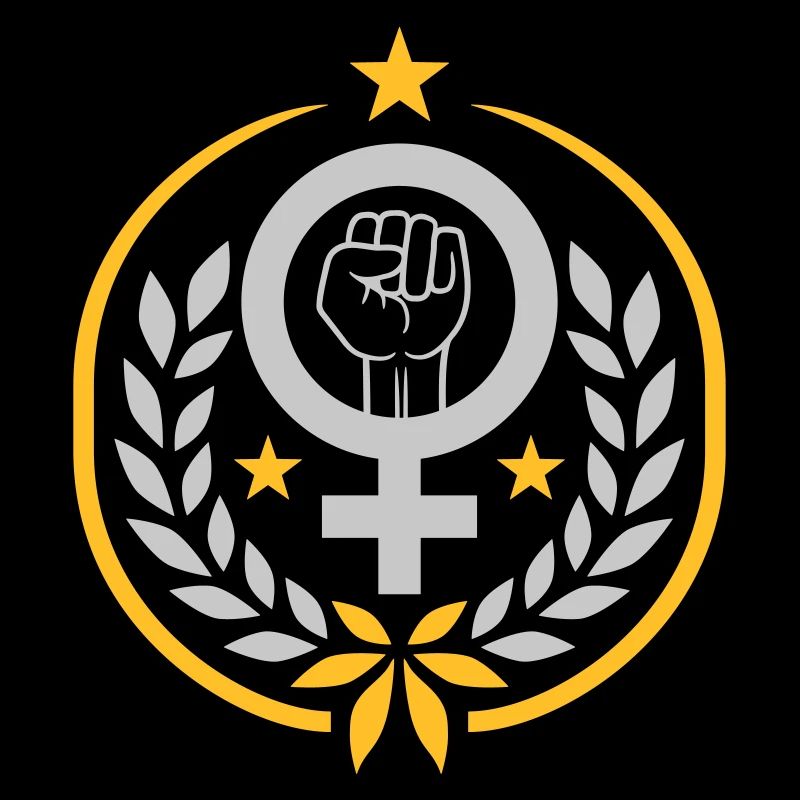 Laurel wreath symbol women's rights Faust
