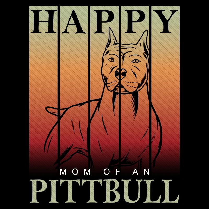 Happy Pittbull Mom