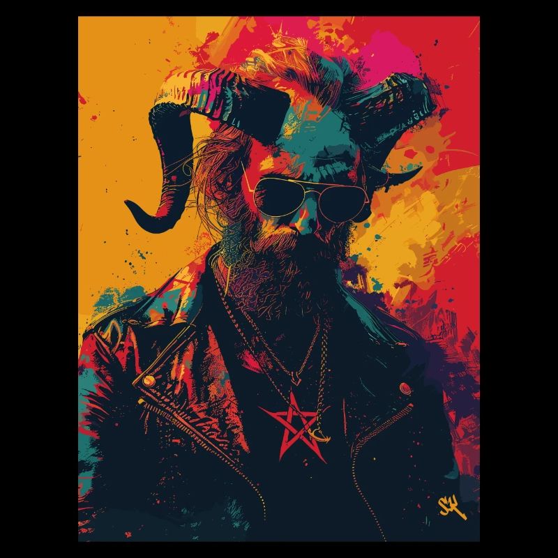 The Devil mit Pentagramm