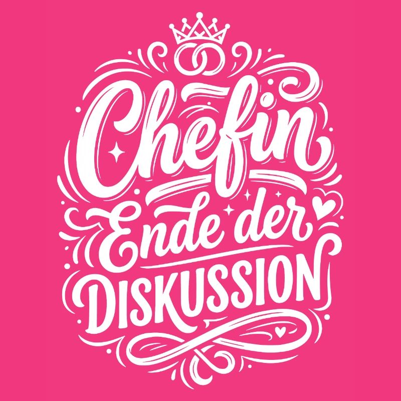 Chefin Ende der Diskussion Design