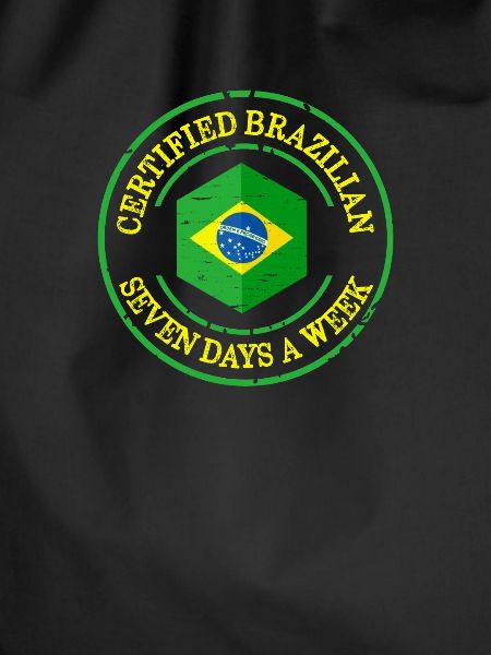 Brazil Flag Certified Brazilian