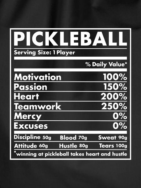 Sport Nutrition Pickleball