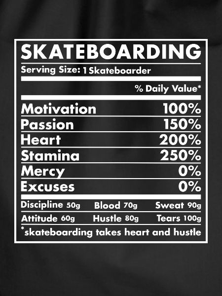 Sport Nutrition Skateboarding