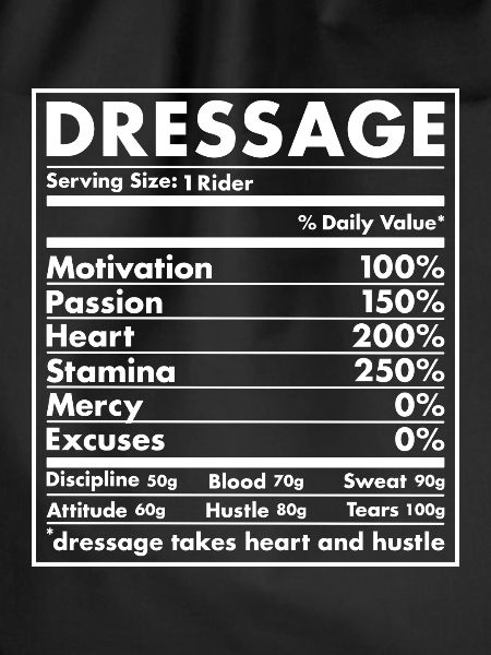 Rider Nutrition Dressage