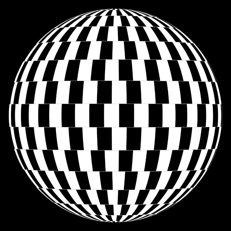 Boule formes abstraites idée cadeau