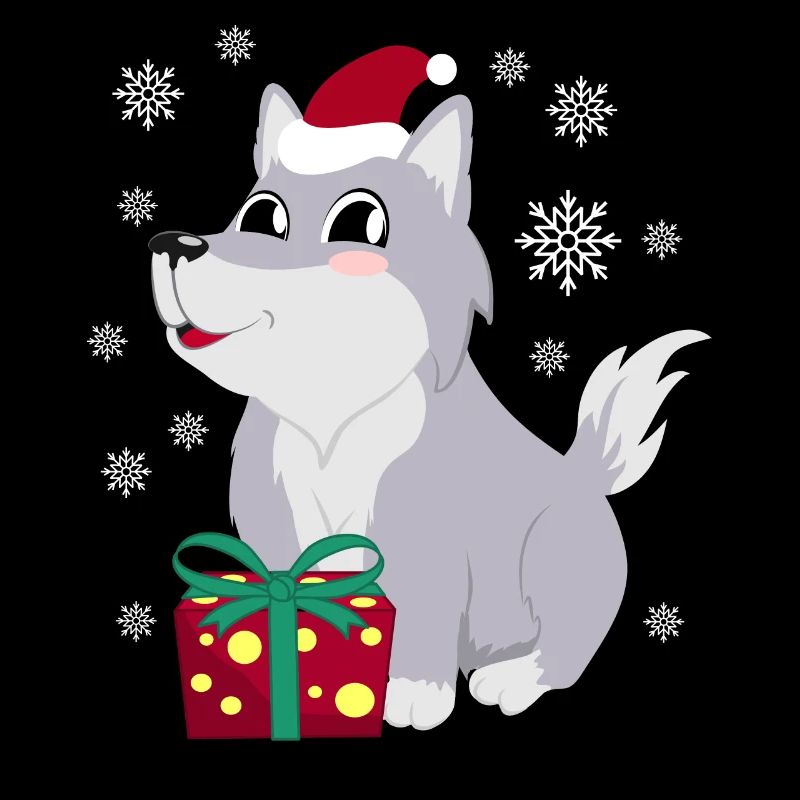 Weihnachtsmann Wolf