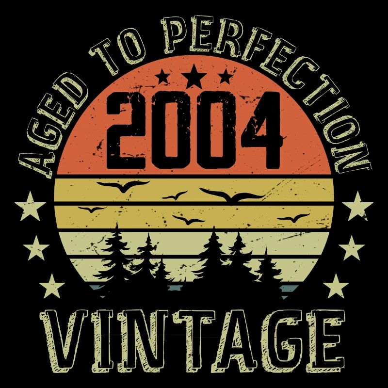 2004 Vintage Born 2004 Birthday Gift 2004