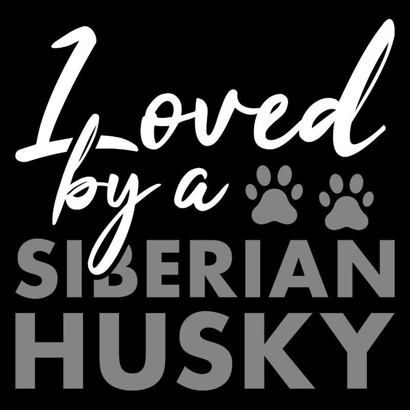 Aimé par un husky sibérien
