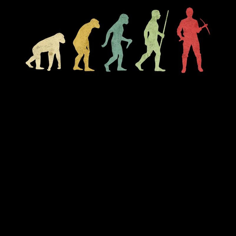 Bergmann mit Spitzhahnentwicklung