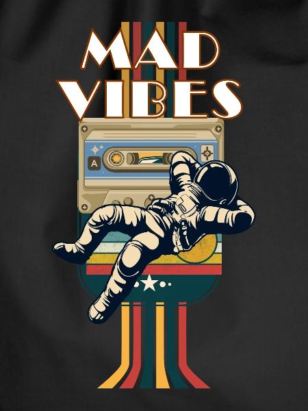 Cool Retro Vibes Astronaut