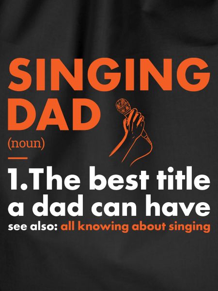 Singer Dad Definition Singing