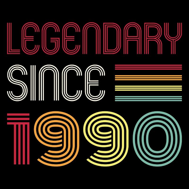 Birthday Legendary Since 1990