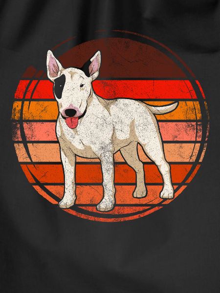 Dogs Retro Bull Terrier