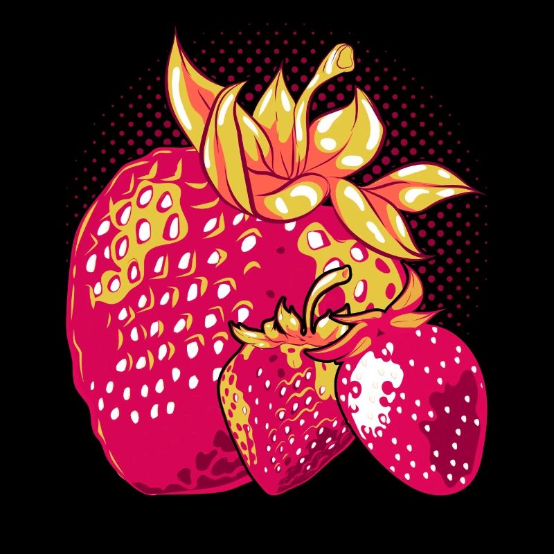 Rote Beeren Sommerfrucht Obst Geschenk Erdbeere