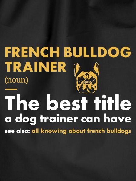 French Bulldog Trainer Definiton