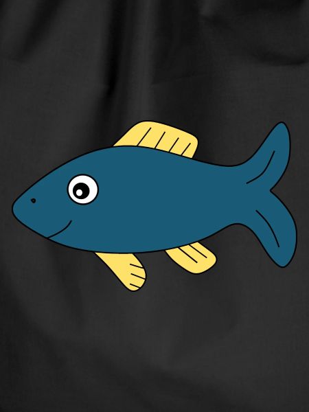 blue fish comic fish