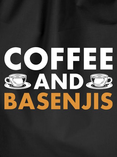 Dog Coffee And Basenji
