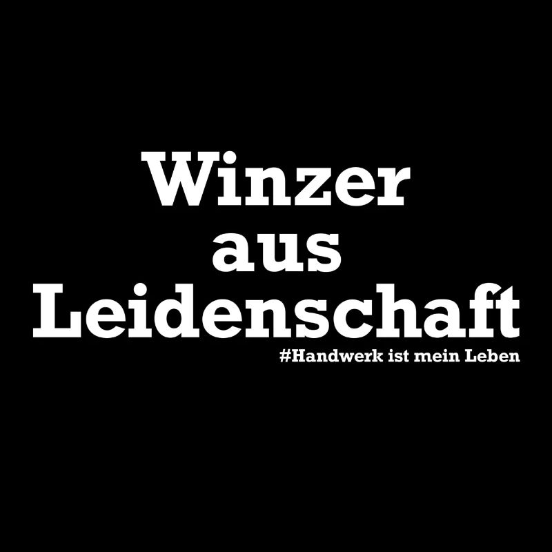 Winzer Weinbauer Handwerk Geschenk