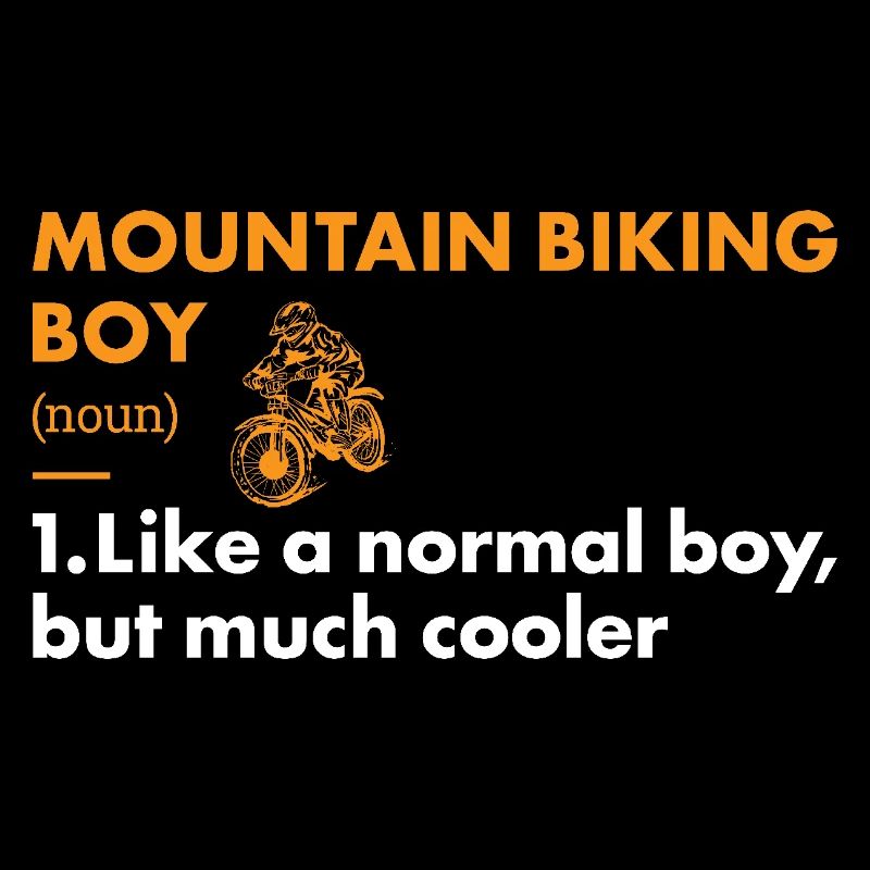 Biker Boy Definition Mountain Biking