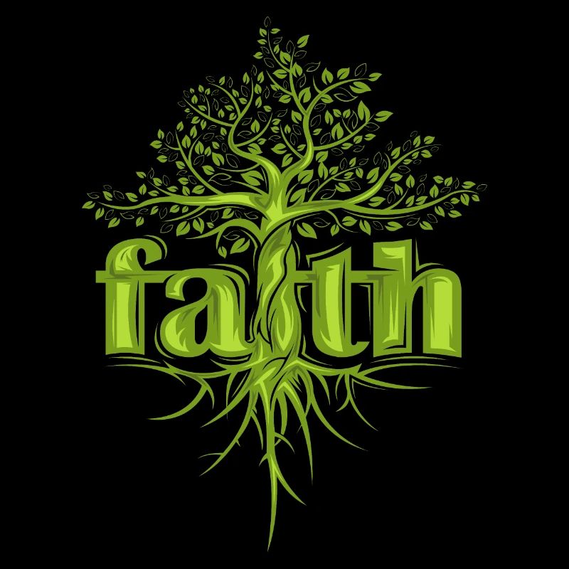 Glaube Baum Hoffnung Motivation Wald Symbol icon