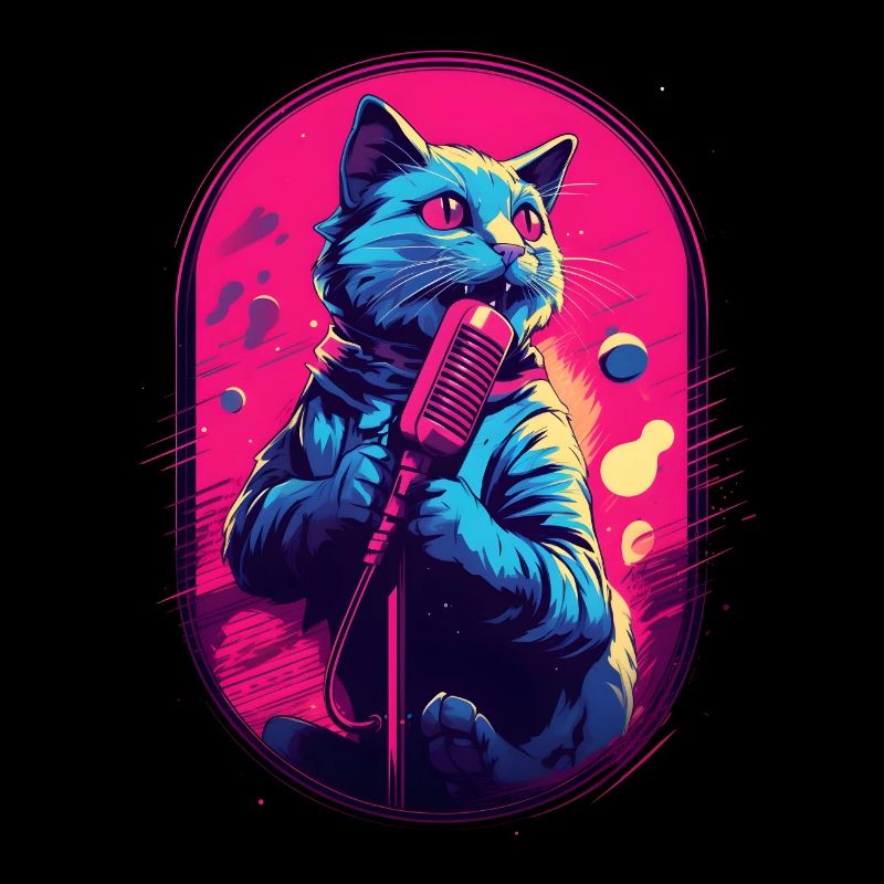 Singing Cat Microphone