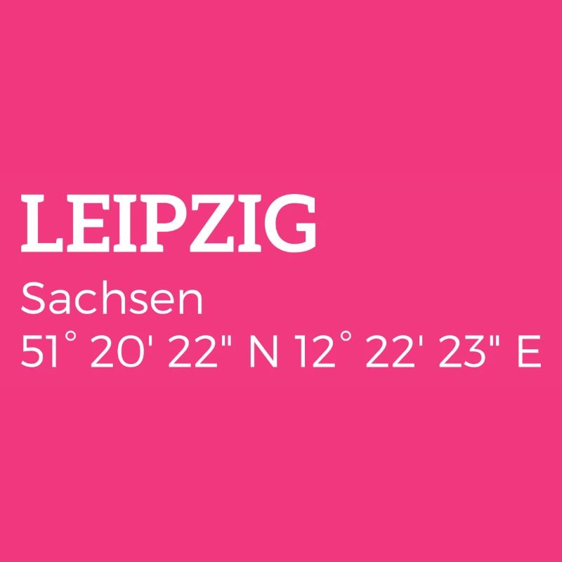 les coordonnées Leipzig Saxe