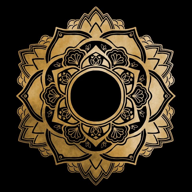 Mandala No.4 Gold