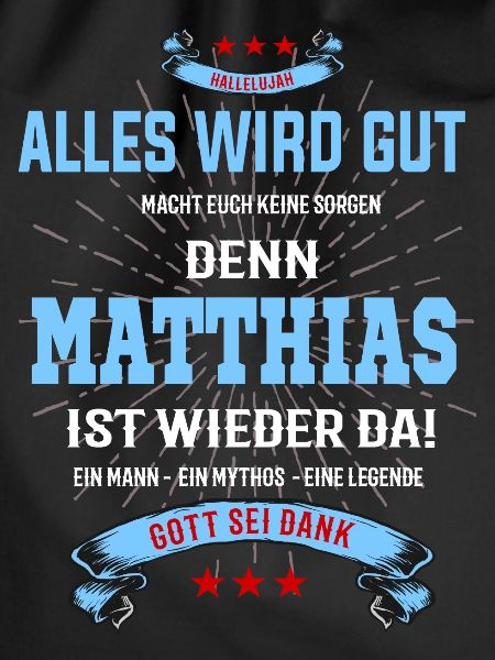 MatthiasT-Shirt - alles wird gut