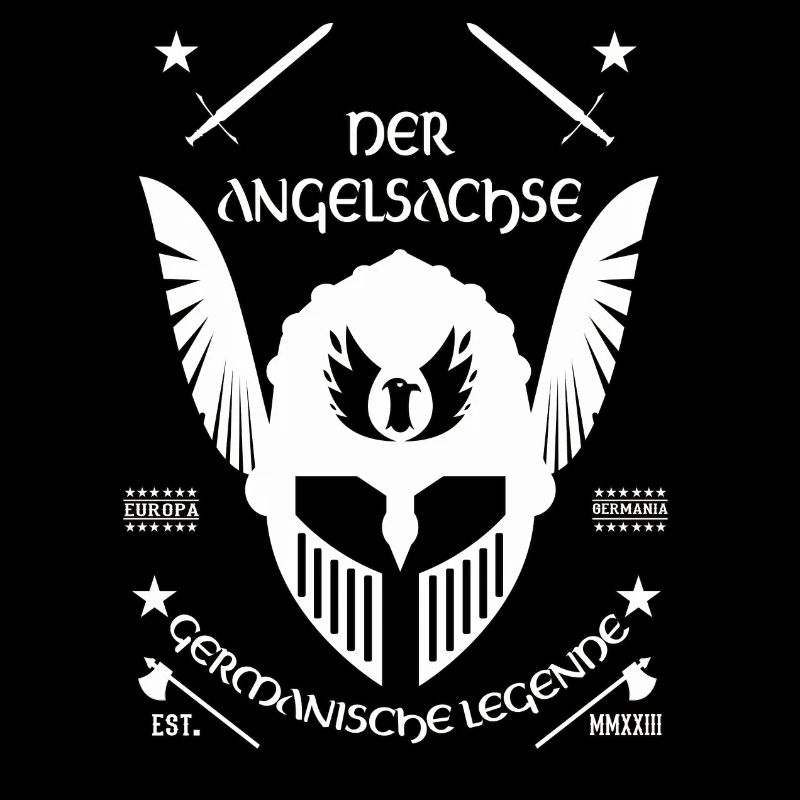 Der Angelsachse - Germanisches Stolz Design