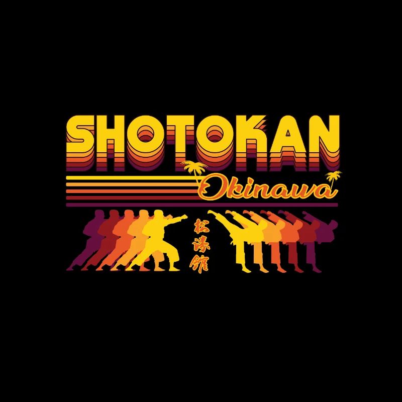 Shotokan Karate Retro Design