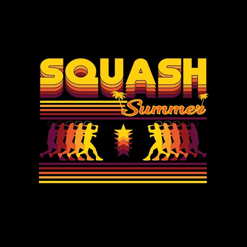 Retro Squash Sommer Design