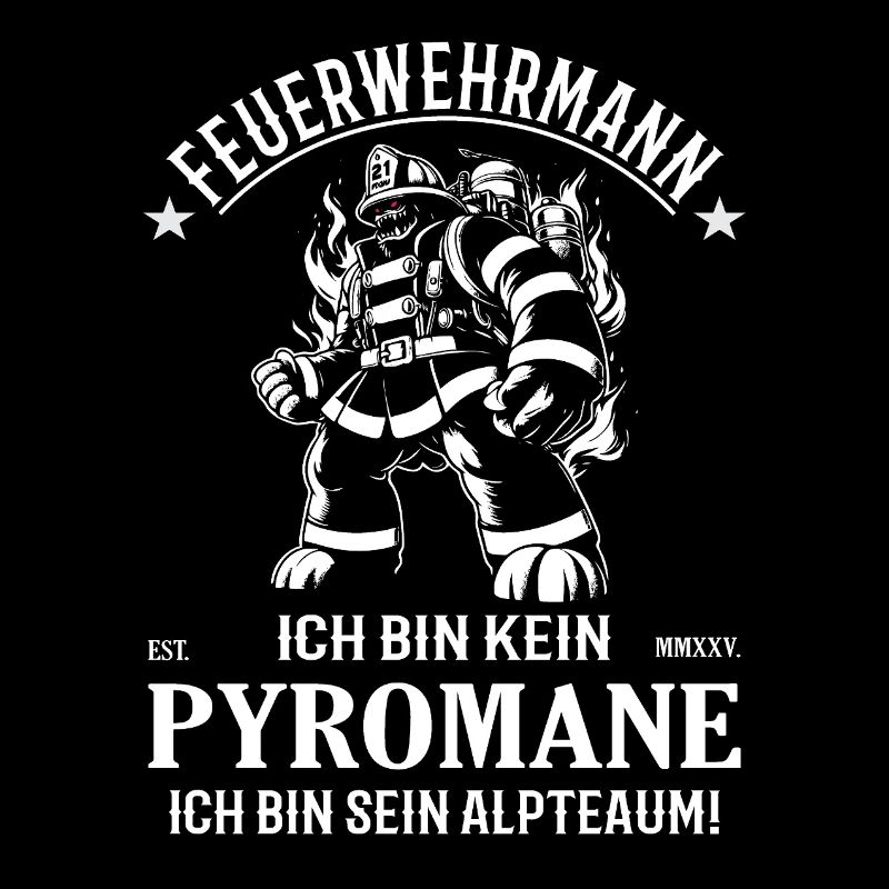 Feuerwehrmann, kein Pyromane sondern Held
