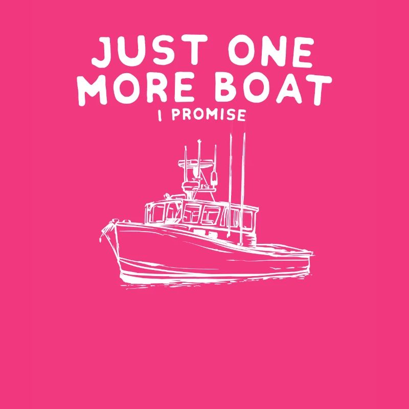 Nur noch ein Boot, das ich verspreche - lustiges Segelgeschenk