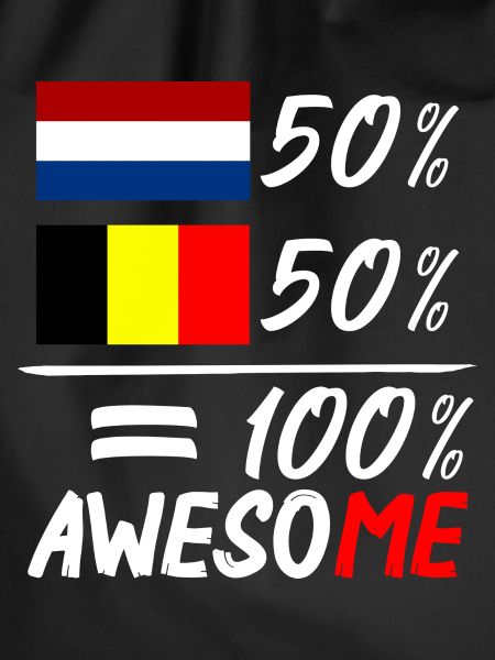 50% Netherlands 50% Belgium