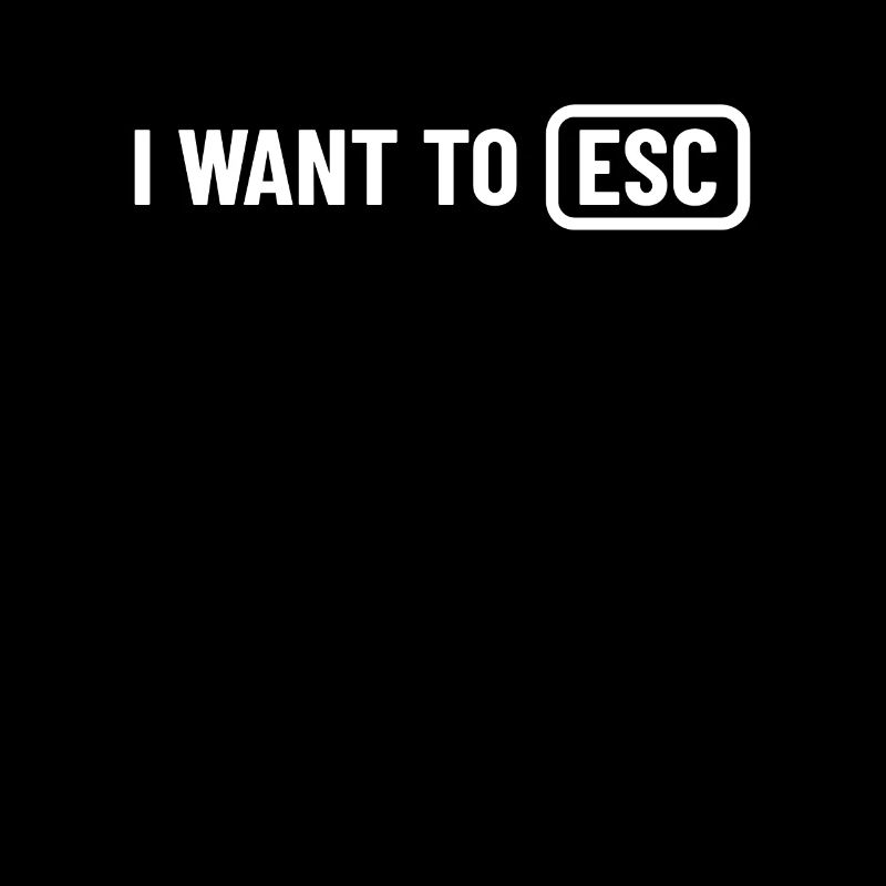 I want to ESC - Computer Scientist, Developer Gift