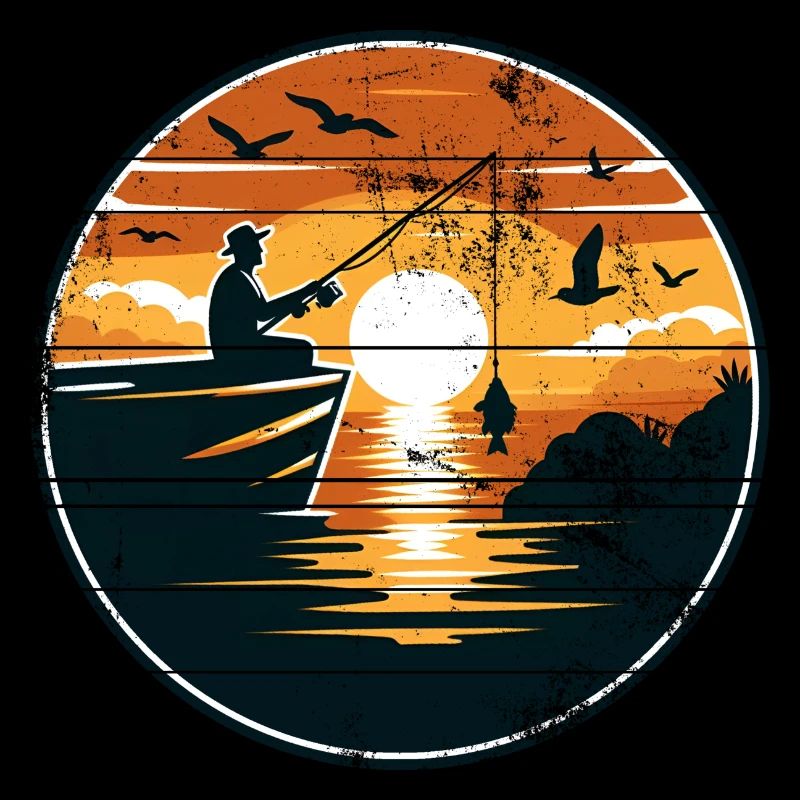 Pêcheur, Pêche, Pêche, Bateau