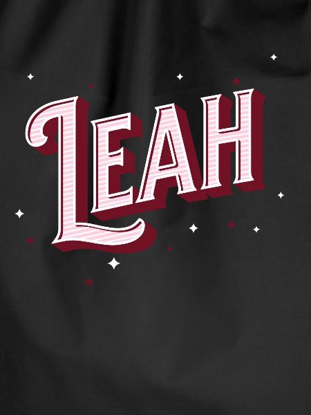 Leah name personalized