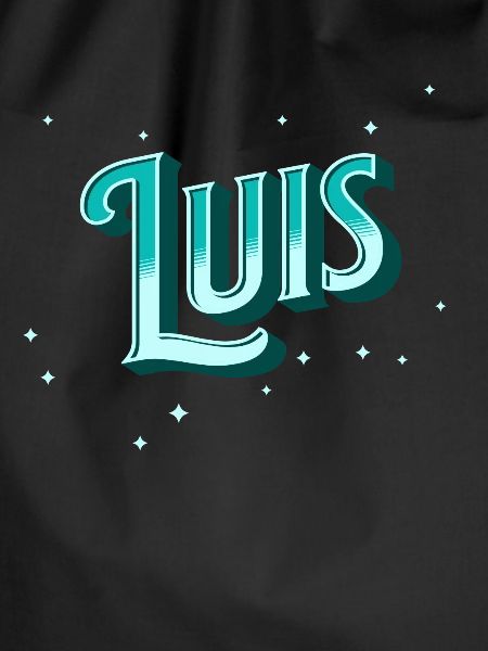 Luis Namen personalisiert