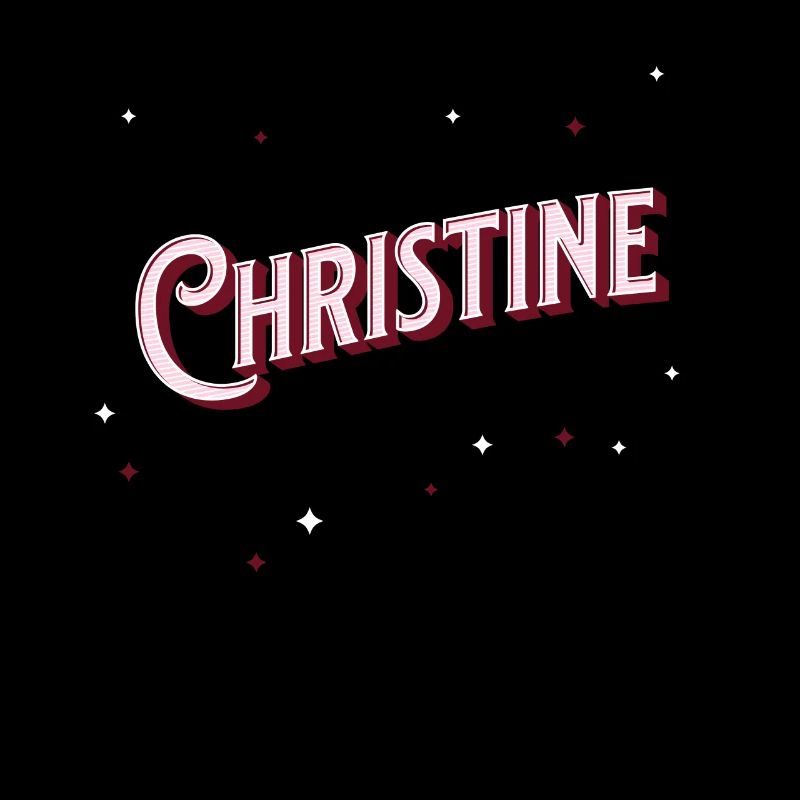Christine names personalized