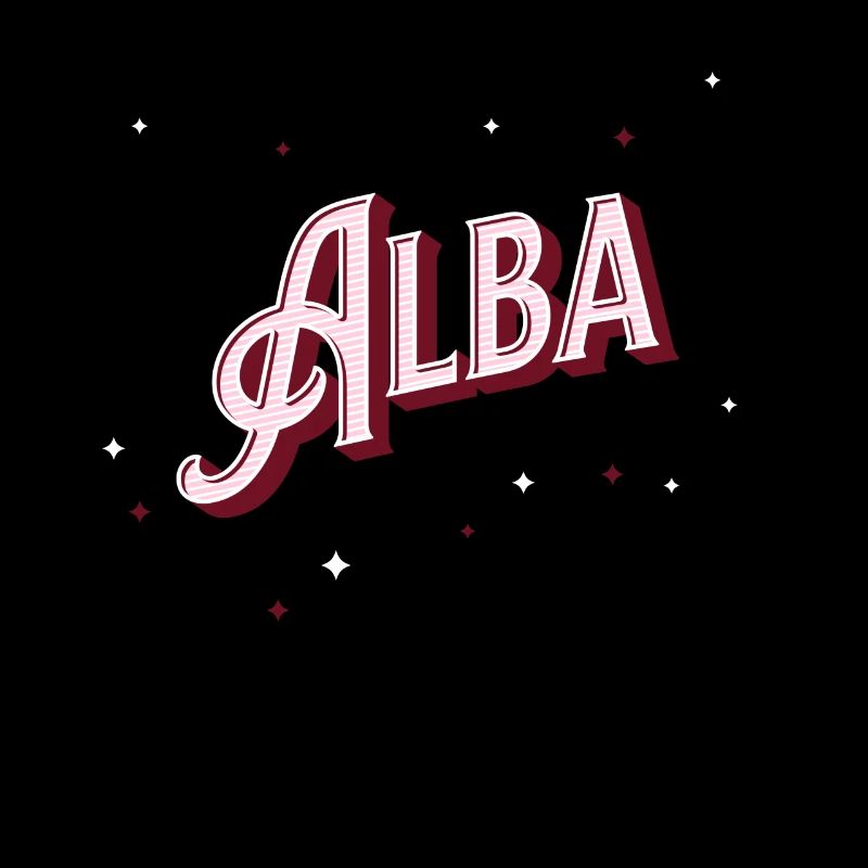 Alba name personalized