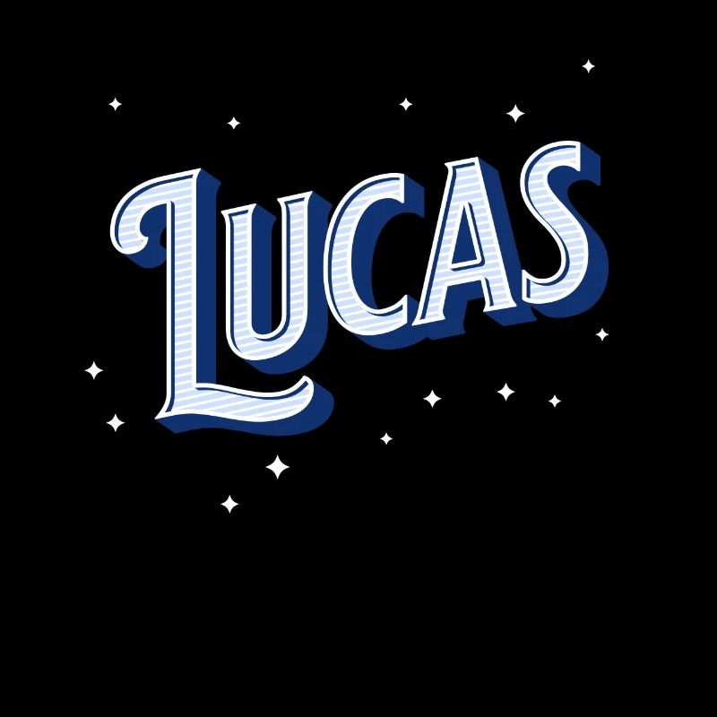 Lucas' name personalized