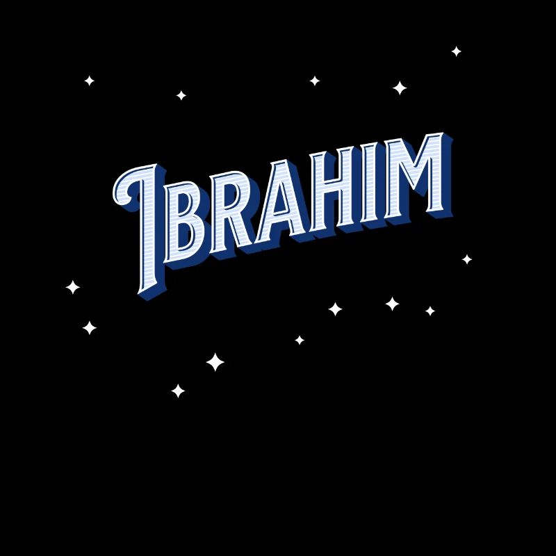 Ibrahim name personalized