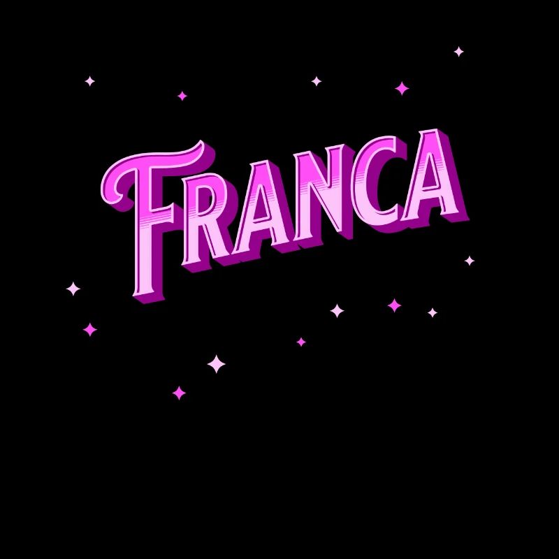 Franca name personalized