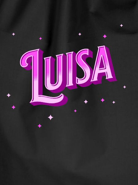 Luisa's name personalized